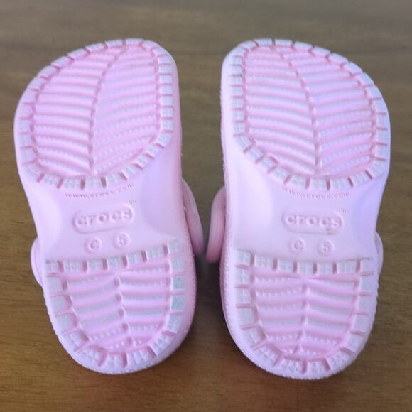 Crocs classic clog glitter pink toddler C5 - Picture 8 of 8